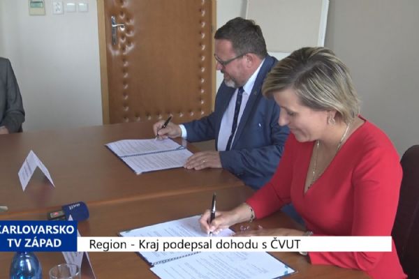 Region: Kraj podepsal dohodu s ČVUT (TV Západ)