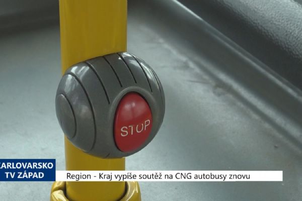 Region: Kraj vypíše soutěž na CNG autobusy znovu (TV Západ)