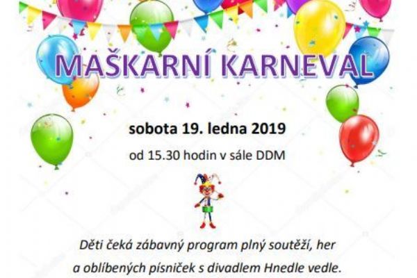 Sokolov: Dům dětí a mládeže zve na Maškarní karneval