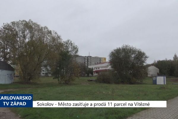 Sokolov: Město zasíťuje a prodá 11 parcel na Vítězné (TV Západ)