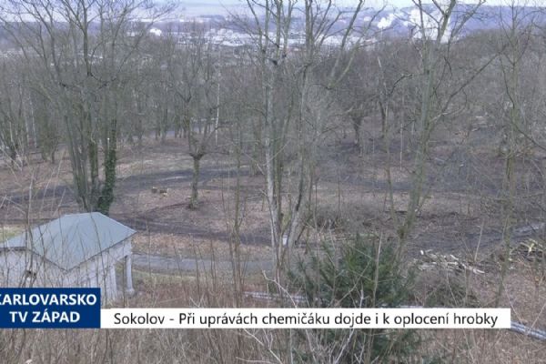 Sokolov: Při úpravách chemičáku dojde i k oplocení hrobky (TV Západ)