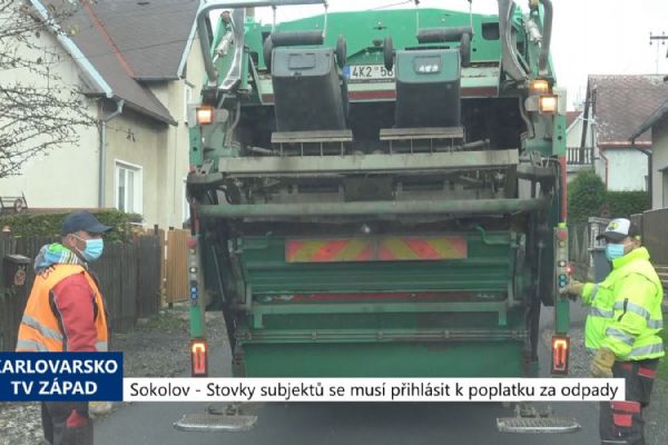 Sokolov: Stovky subjektů se musí přihlásit k poplatku za odpady (TV Západ)