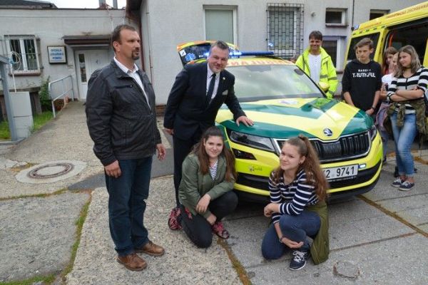 Sokolov: Žáci pojmenovali první záchranářský vůz
