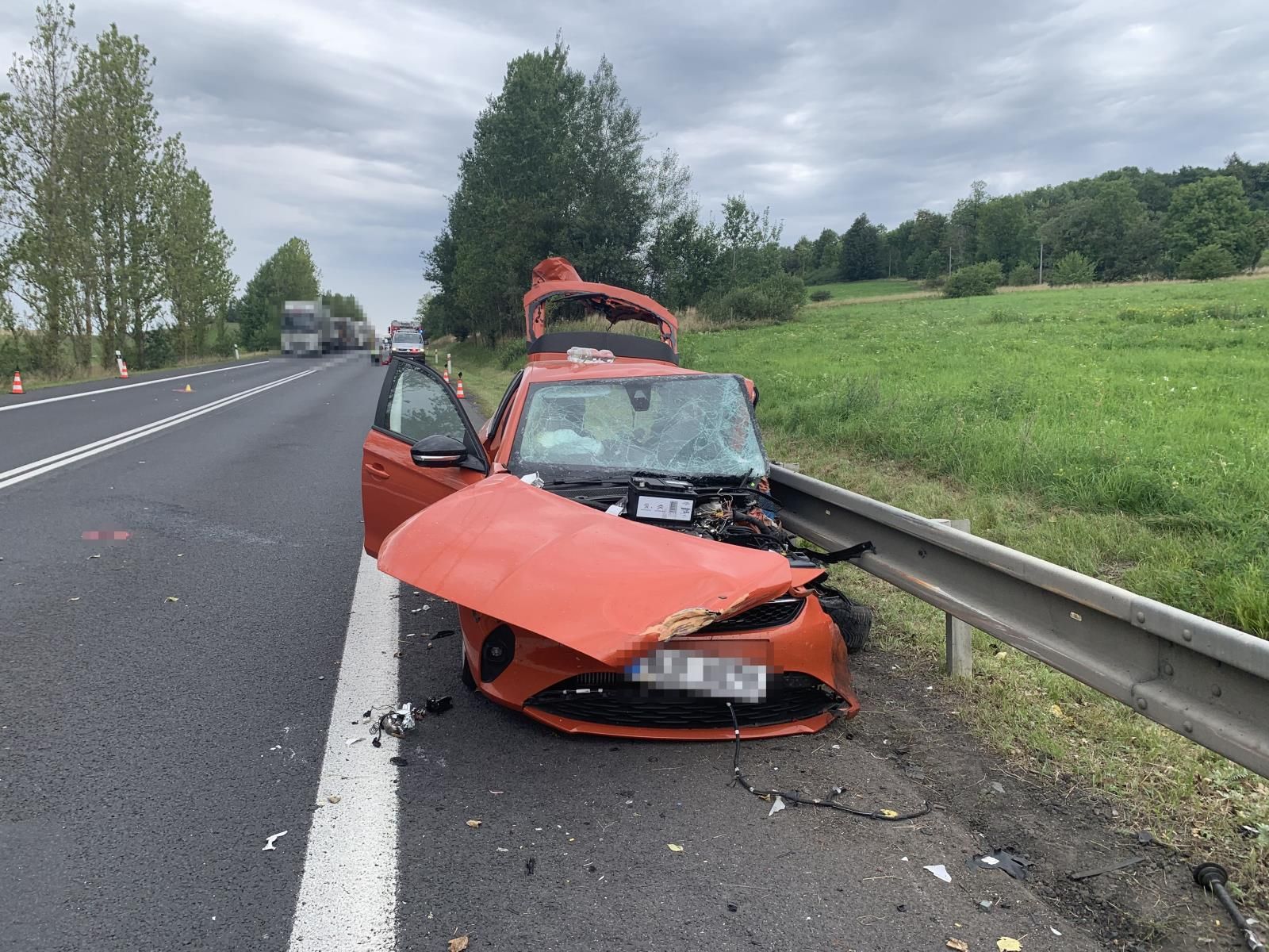 Horní Tašovice: Při dopravní nehodě bylo zraněno pět osob