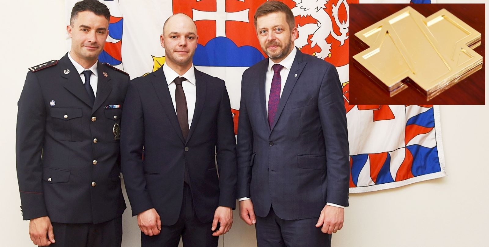 Sokolov: Záchranáři převzali ocenění z rukou prezidenta