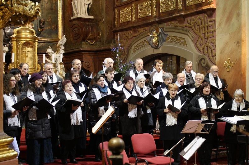 Vánoční koncert chrámového pěveckého sboru v Jaroměřicích nad Rokytnou