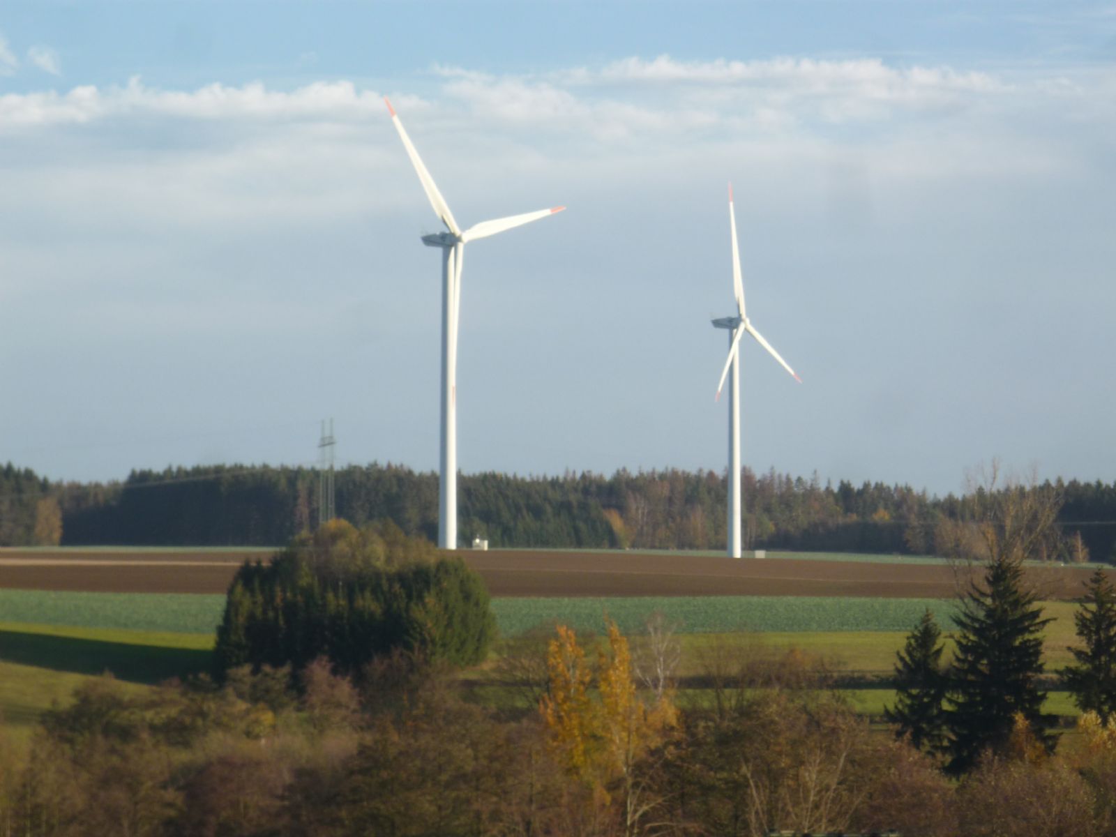 Prohlídka větrných elektráren u Věžnic