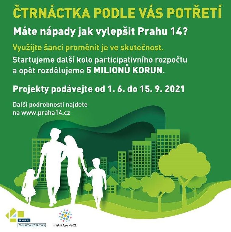 Praha 14 spouští třetí ročník participativního rozpočtu