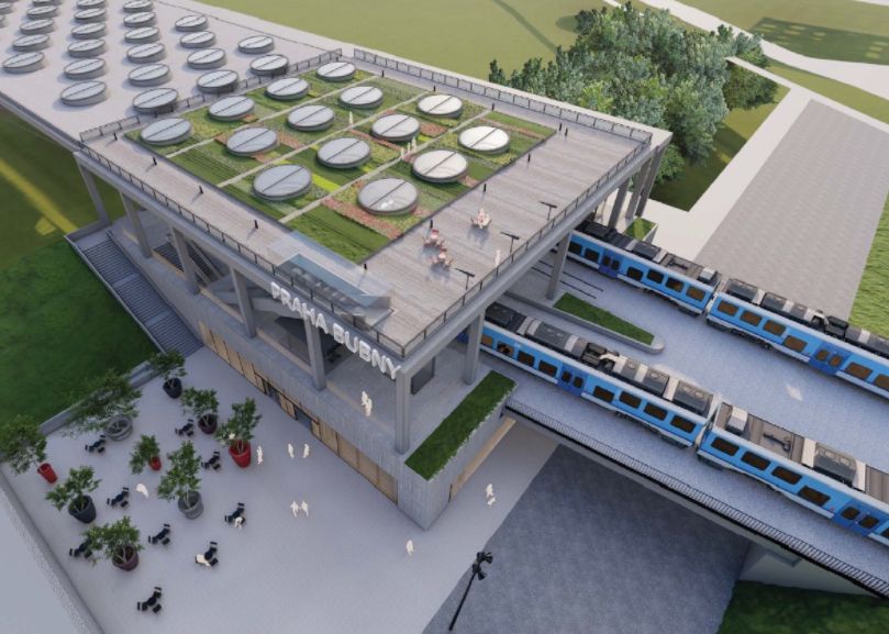 Správa železnic vypsala tendr na modernizaci trati Bubny-Výstaviště včetně nádraží