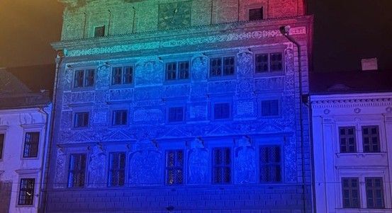 Plzeň šetří energii novým LED osvětlením radnice