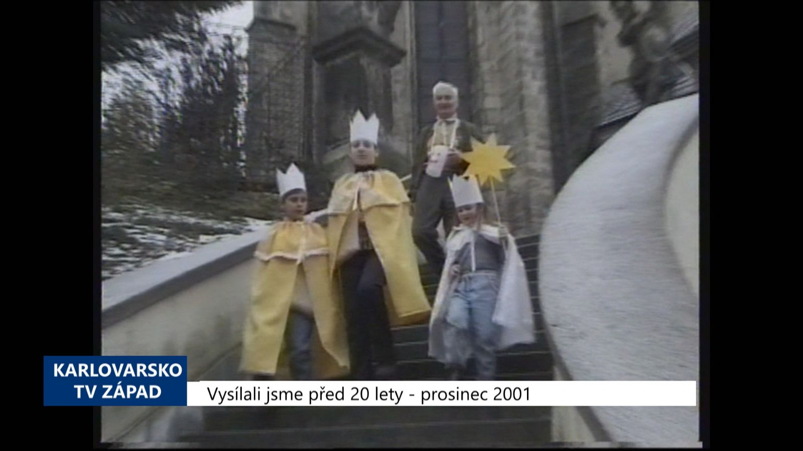 2001 – Cheb: Na Tříkrálovou sbírku dorazí 1500 dětí (TV Západ)