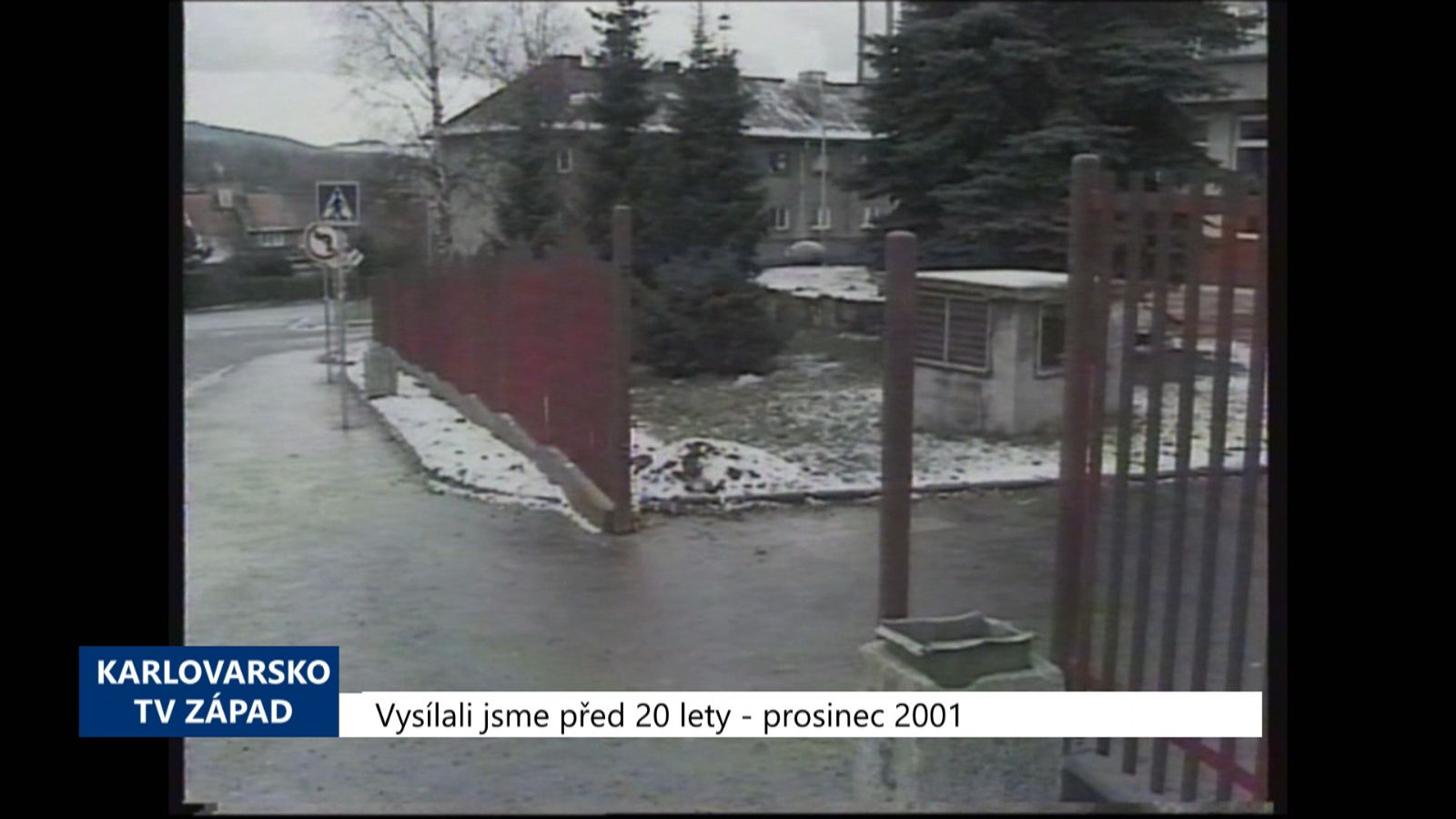 2001 – Sokolov: Objekt Alfy má zrekonstruované přízemí a nový plot (TV Západ)