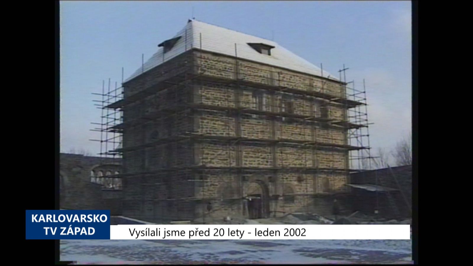 2002 – Cheb: Hradní kaple prochází rekonstrukcí (TV Západ)