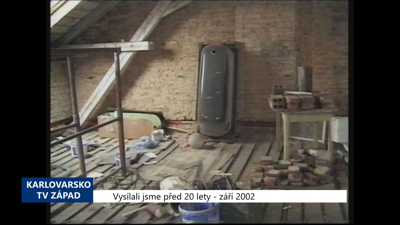 2002 – Cheb: Schváleny dvě významné změny při prodejích nemovitostí (TV Západ)