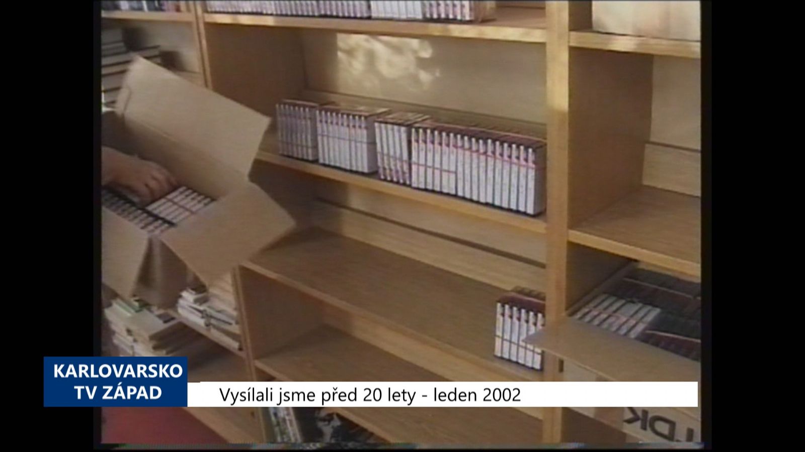 2002 – Cheb: V knihovně vzniklo zvukové oddělení pro nevidomé (TV Západ)