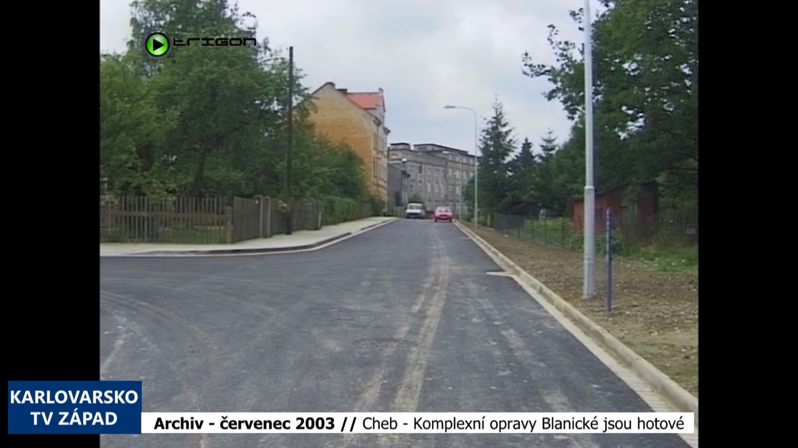 2003 – Cheb: Komplexní opravy Blanické jsou hotové (TV Západ)