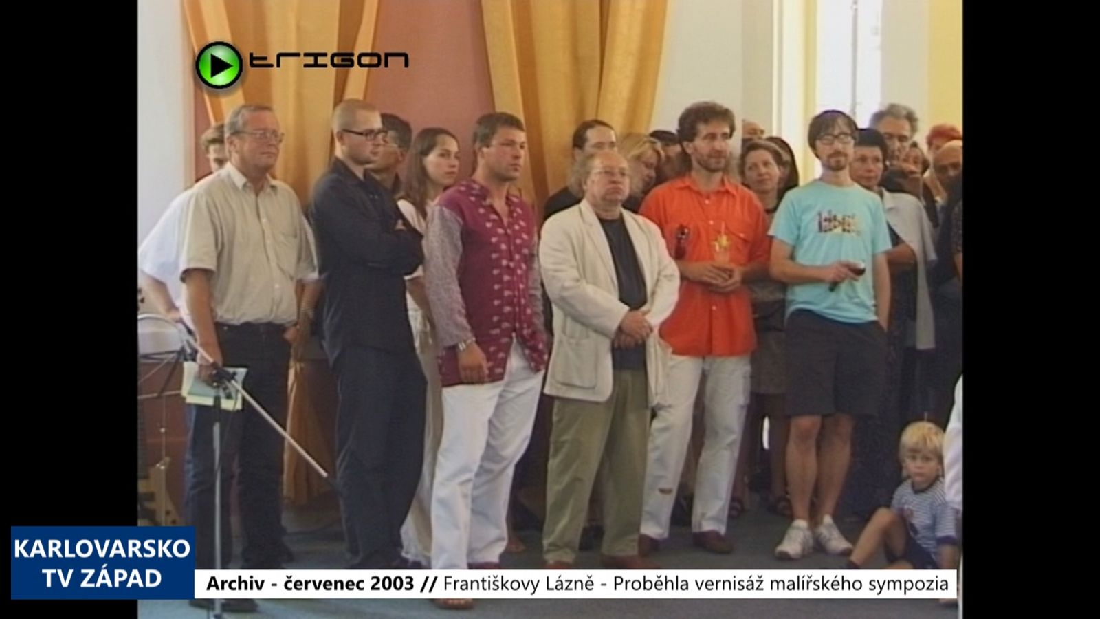 2003 – Františkovy Lázně: Proběhla vernisáž malířského sympozia (TV Západ)
