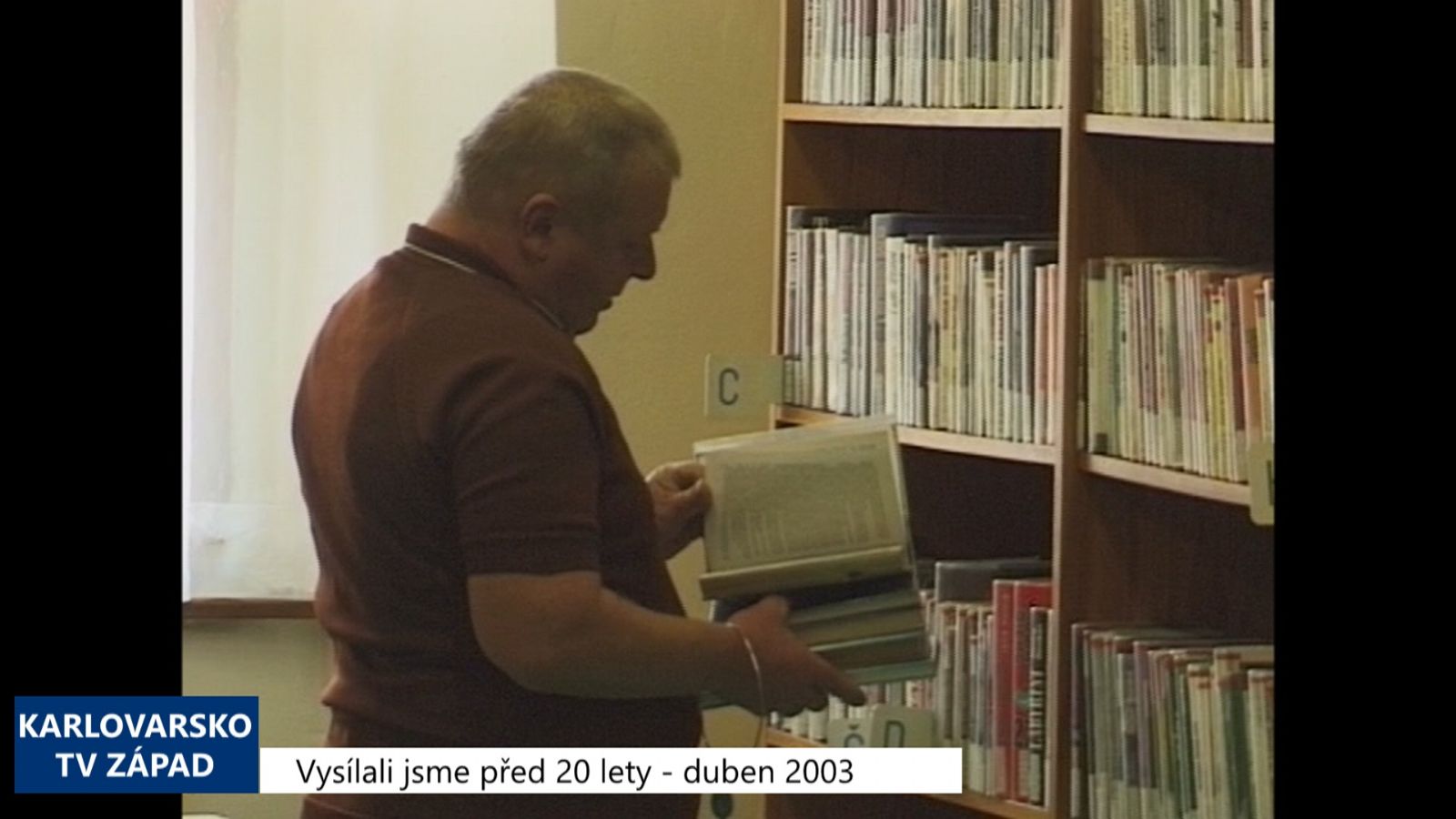 2003 – Sokolov: Knihovna nabídne rozvoz knih pro postižené a seniory (TV Západ)