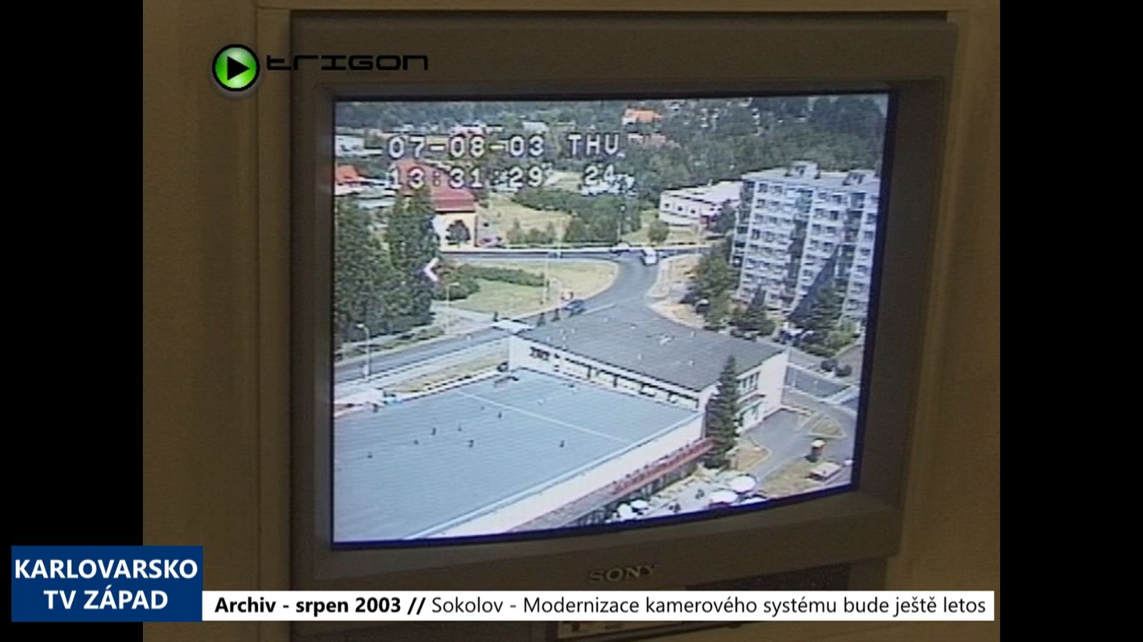 2003 – Sokolov: Modernizace kamerového systému bude ještě letos (TV Západ)