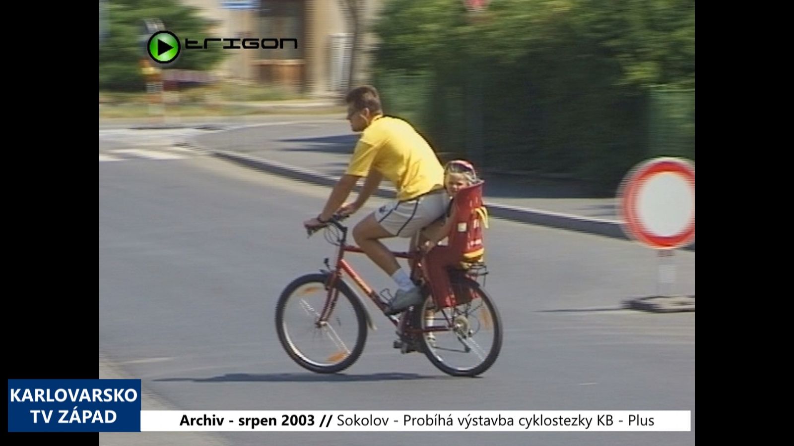 2003 – Sokolov: Probíhá výstavba cyklostezky KB - Plus (TV Západ)