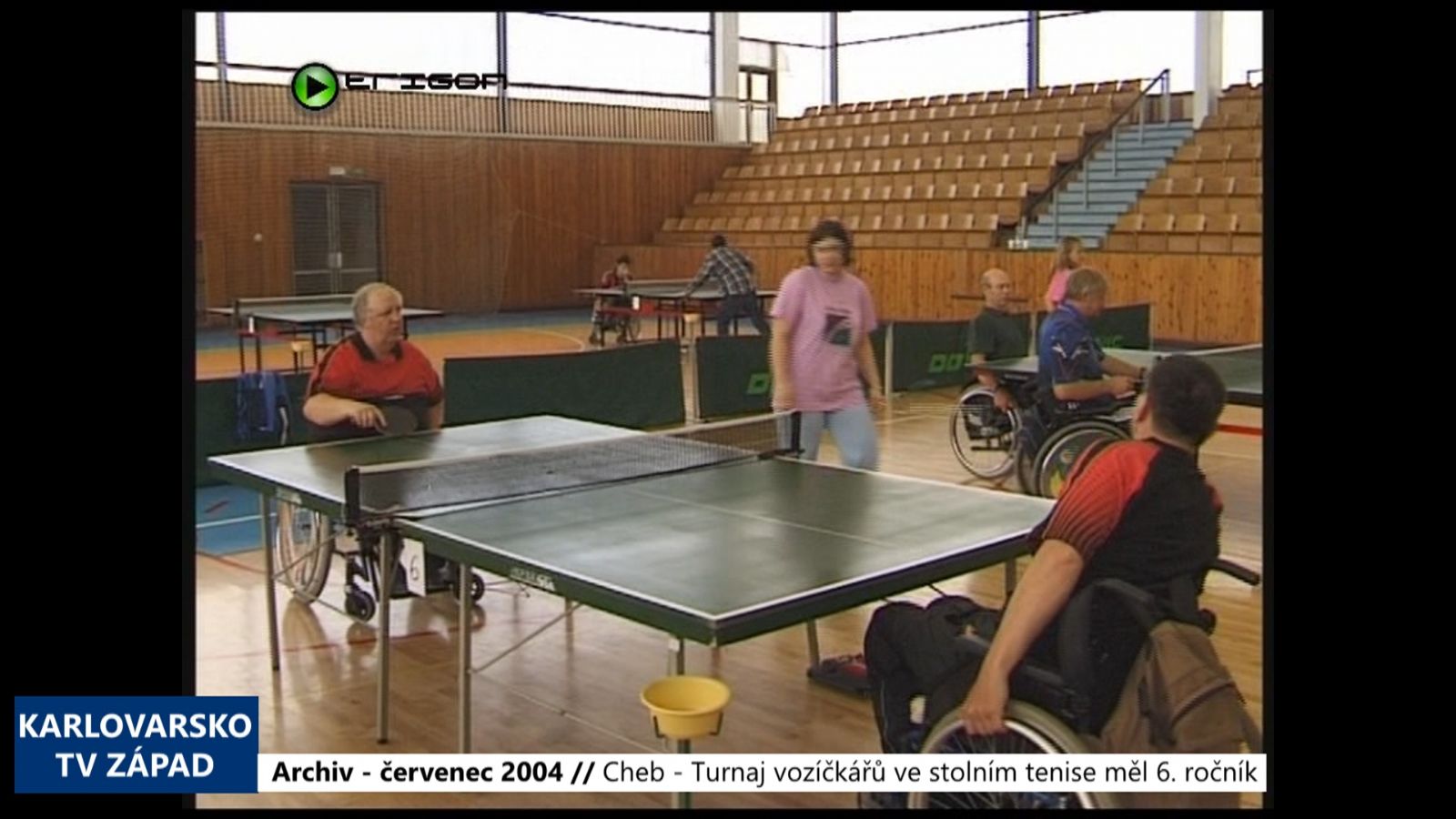 2004 – Cheb: Turnaj vozíčkářů ve stolním tenise měl 6. ročník (TV Západ)