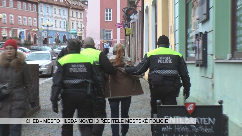 Cheb: Město hledá nového ředitele Městské policie (TV Západ)