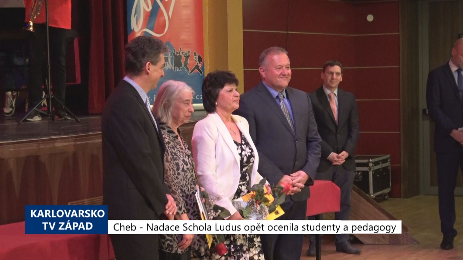 Cheb: Nadace Schola Ludus opět ocenila studenty a pedagogy (TV Západ)