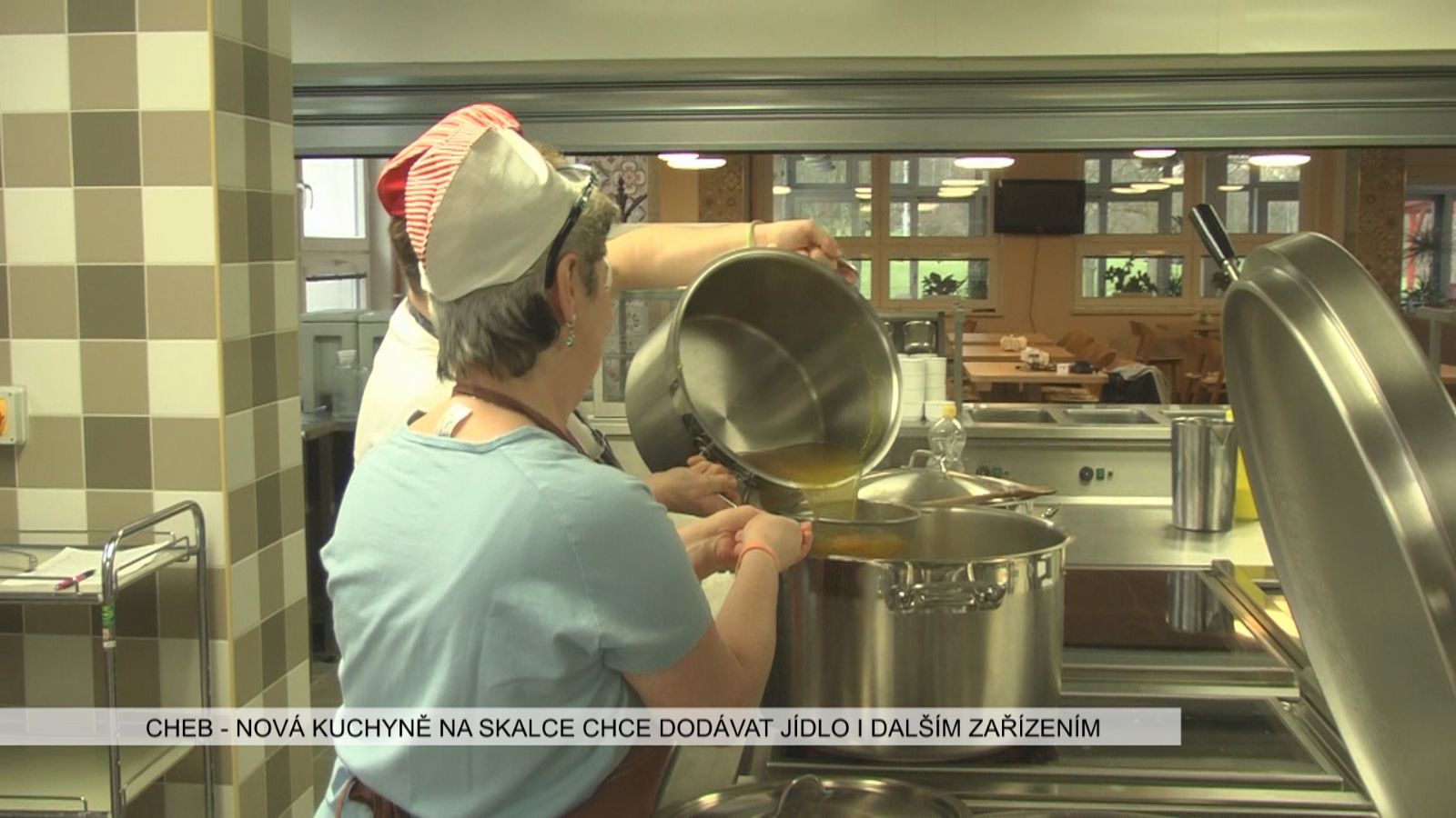 Cheb: Nová kuchyně na Skalce chce dodávat jídlo i dalším zařízením (TV Západ)
