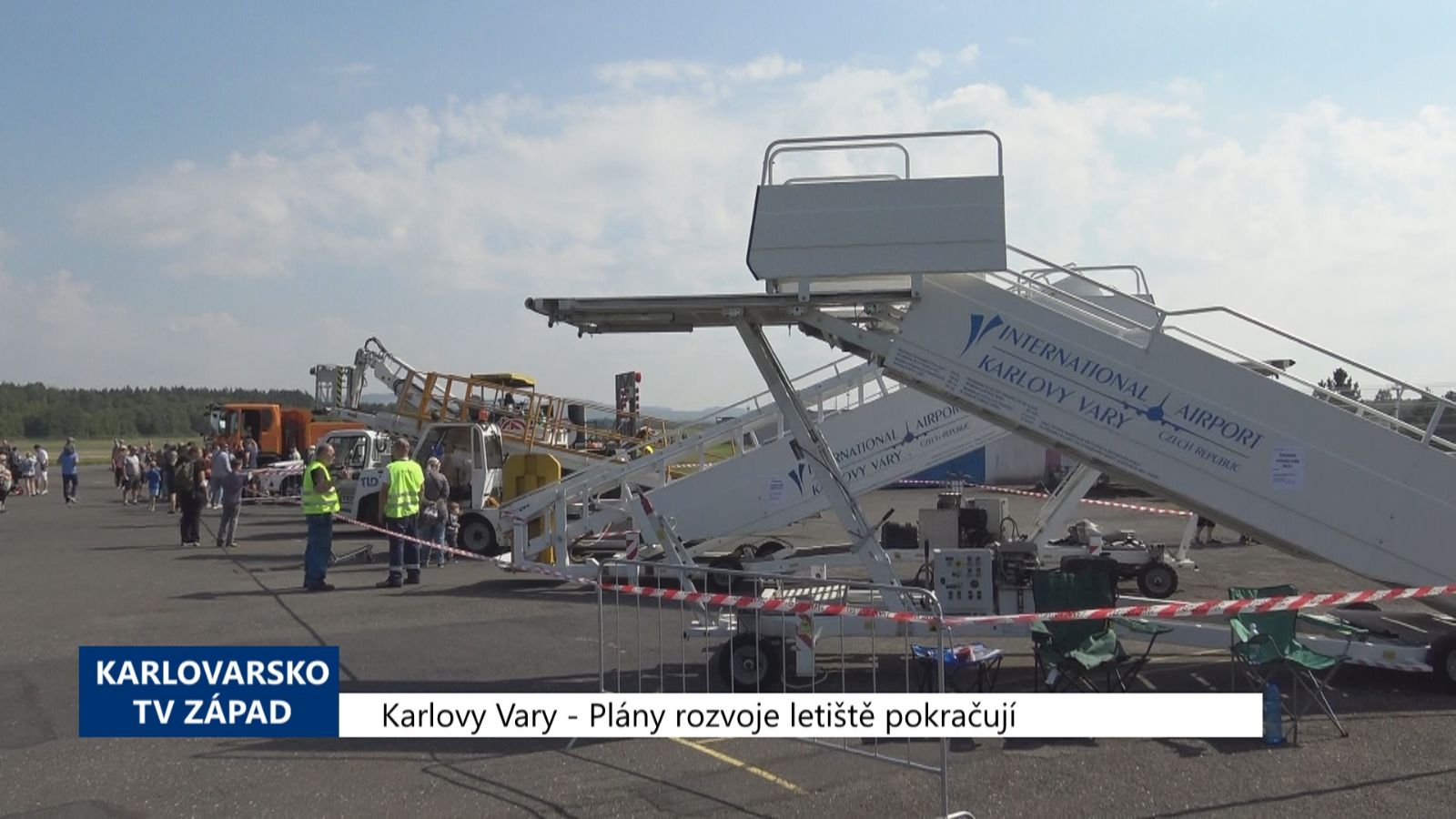 Karlovy Vary: Plány rozvoje letiště pokračují (TV Západ)
