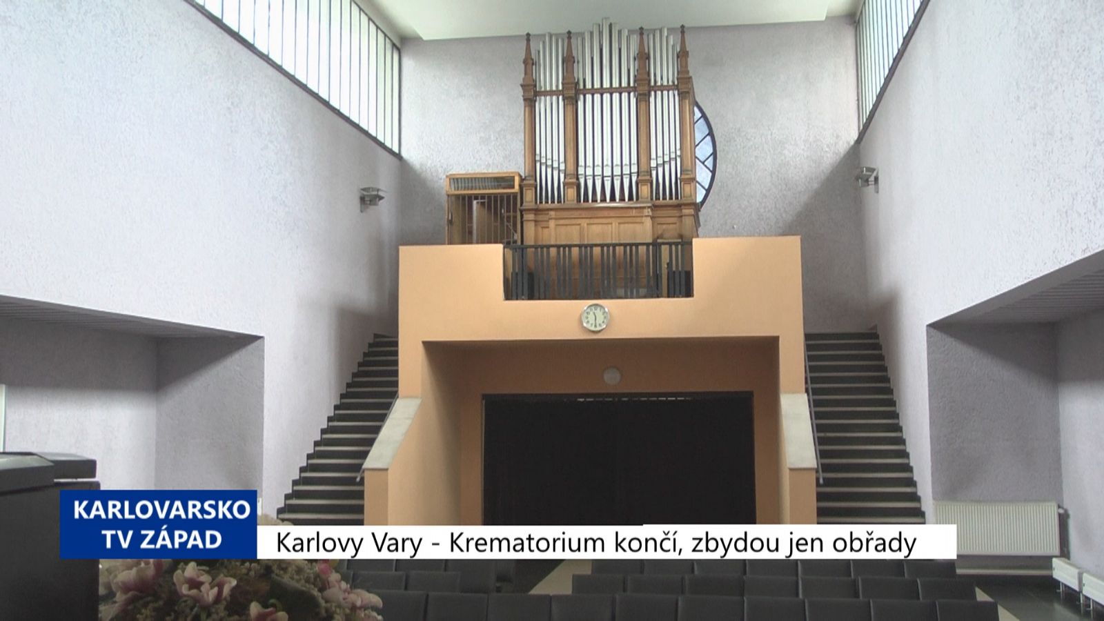 Karlovy Vary: Provoz krematoria skončí, zbydou jen obřady (TV Západ)