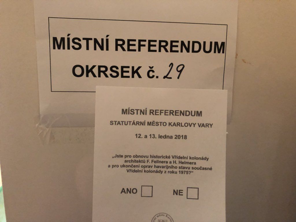 Karlovy Vary: Referendum o Vřídelní kolonádě. Replika nebude!