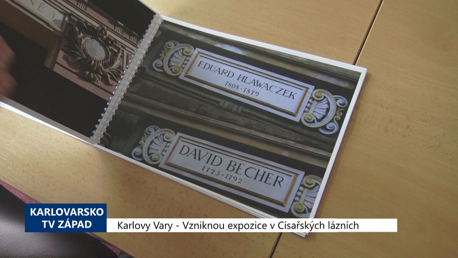 Karlovy Vary: Vzniknou expozice v Císařských lázních (TV Západ)