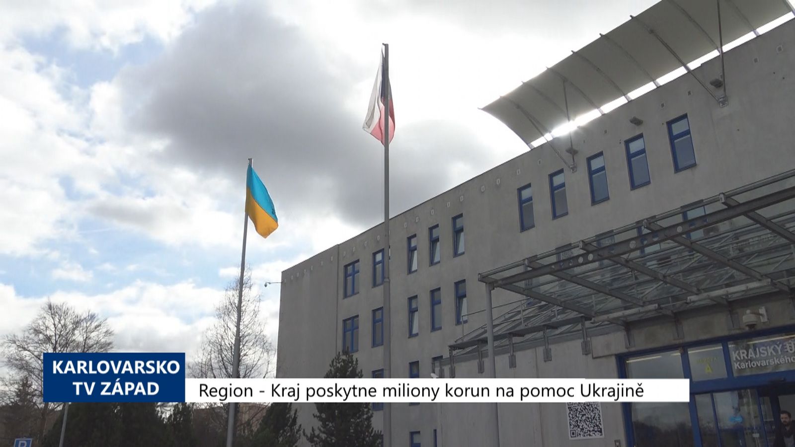 Region: Kraj poskytne miliony korun na pomoc Ukrajině (TV Západ)