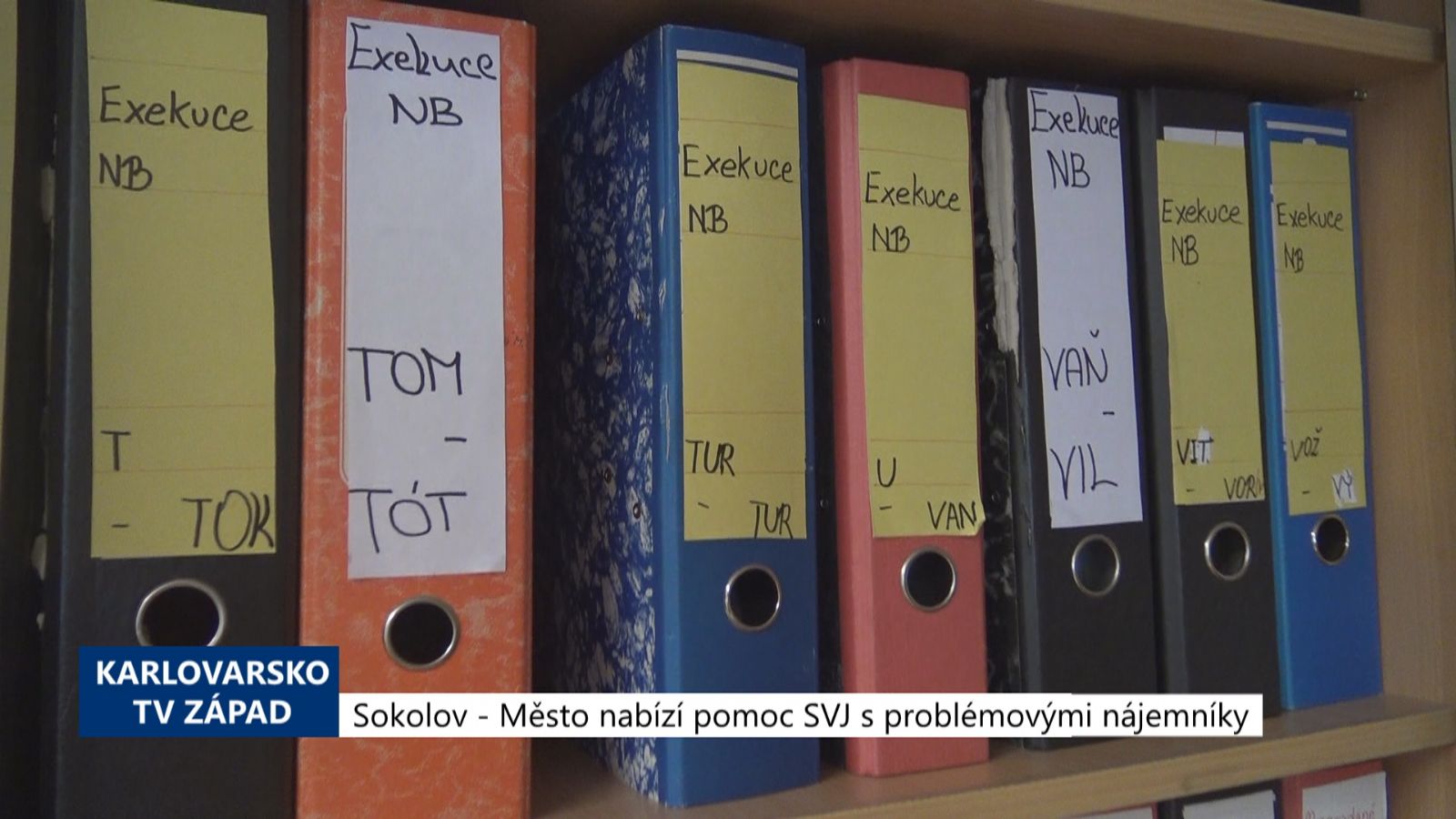 Sokolov: Město nabízí pomoc SVJ s problémovými nájemníky (TV Západ)