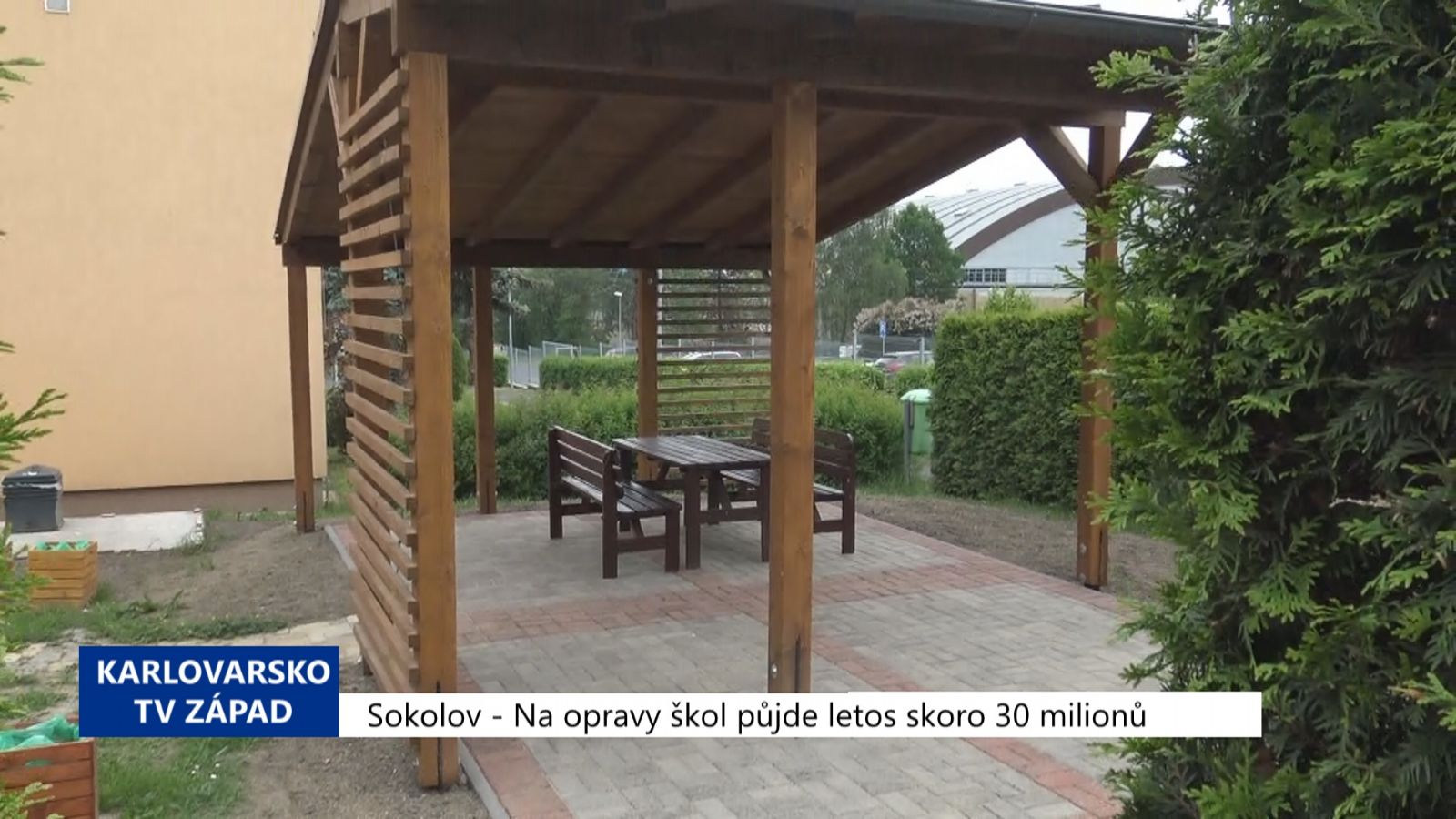 Sokolov: Na opravy škol půjde letos skoro 29 milionů (TV Západ)
