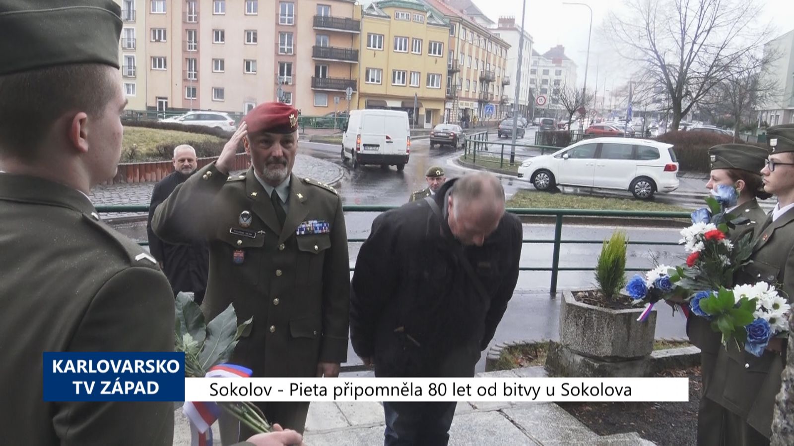 Sokolov: Pieta připomněla 80 let od bitvy u Sokolova (TV Západ)