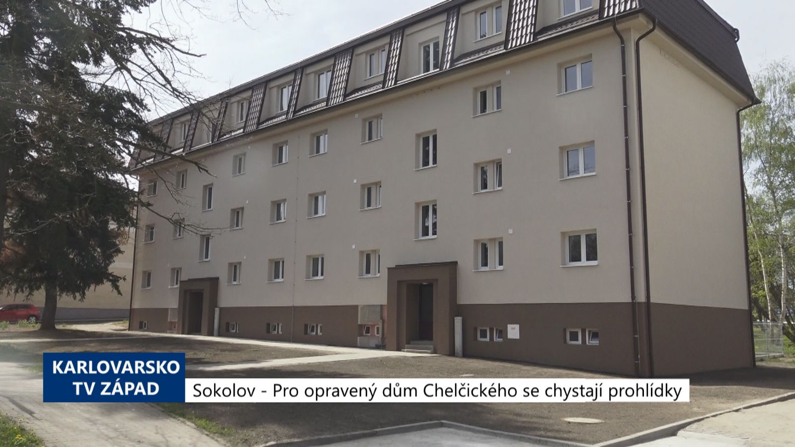 Sokolov: Pro opravený dům V Chelčického se chystají prohlídky (TV Západ)