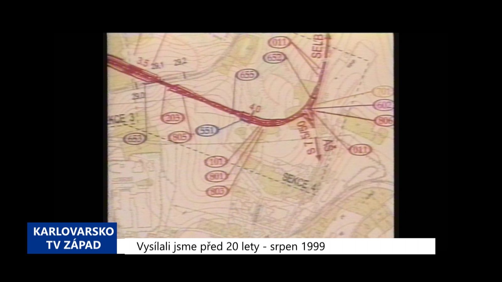 1999 – Aš: Přípravy výstavby obchvatu pokračují (TV Západ)