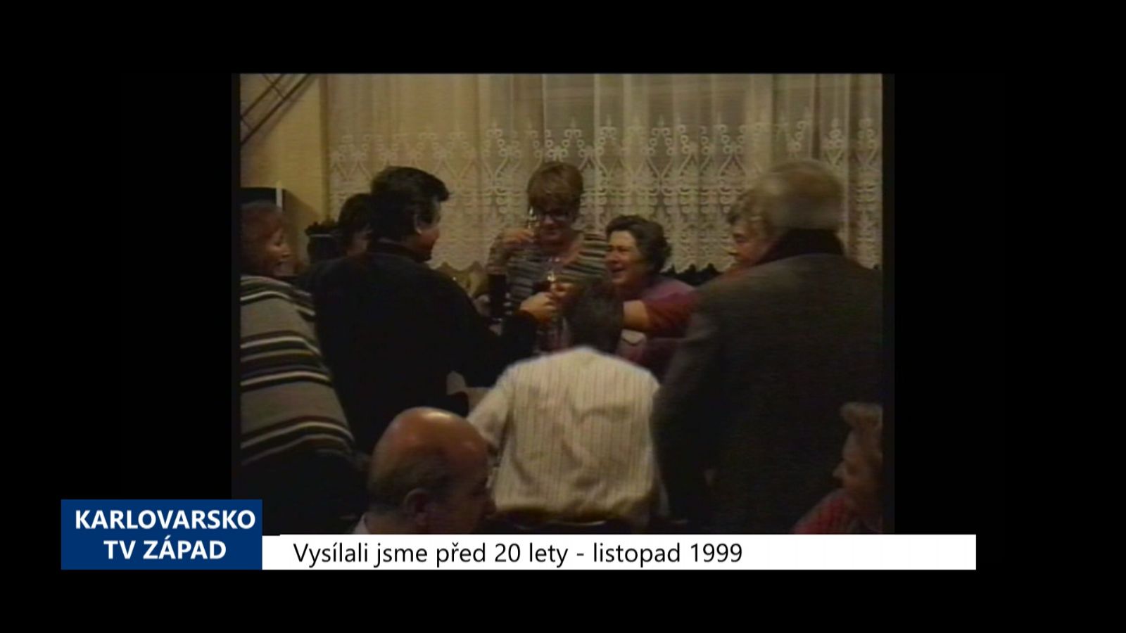 1999 – Cheb: Oslavy 10. výročí sametové revoluce byly zahájeny proslovy a přípitkem (TV Západ)