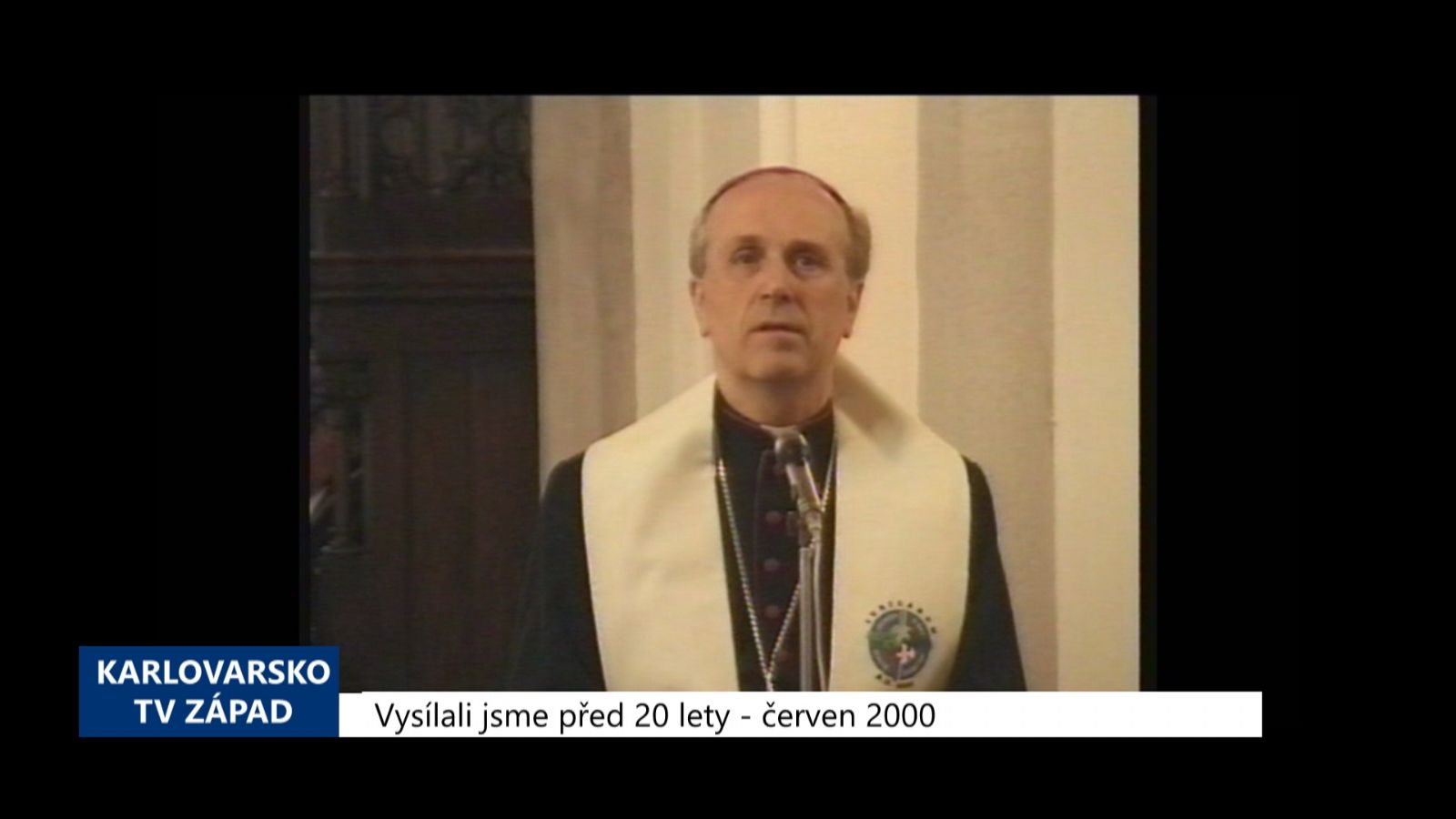 2000 – Cheb: Festival 2000 byl zahájen ekumenickou mší (TV Západ)