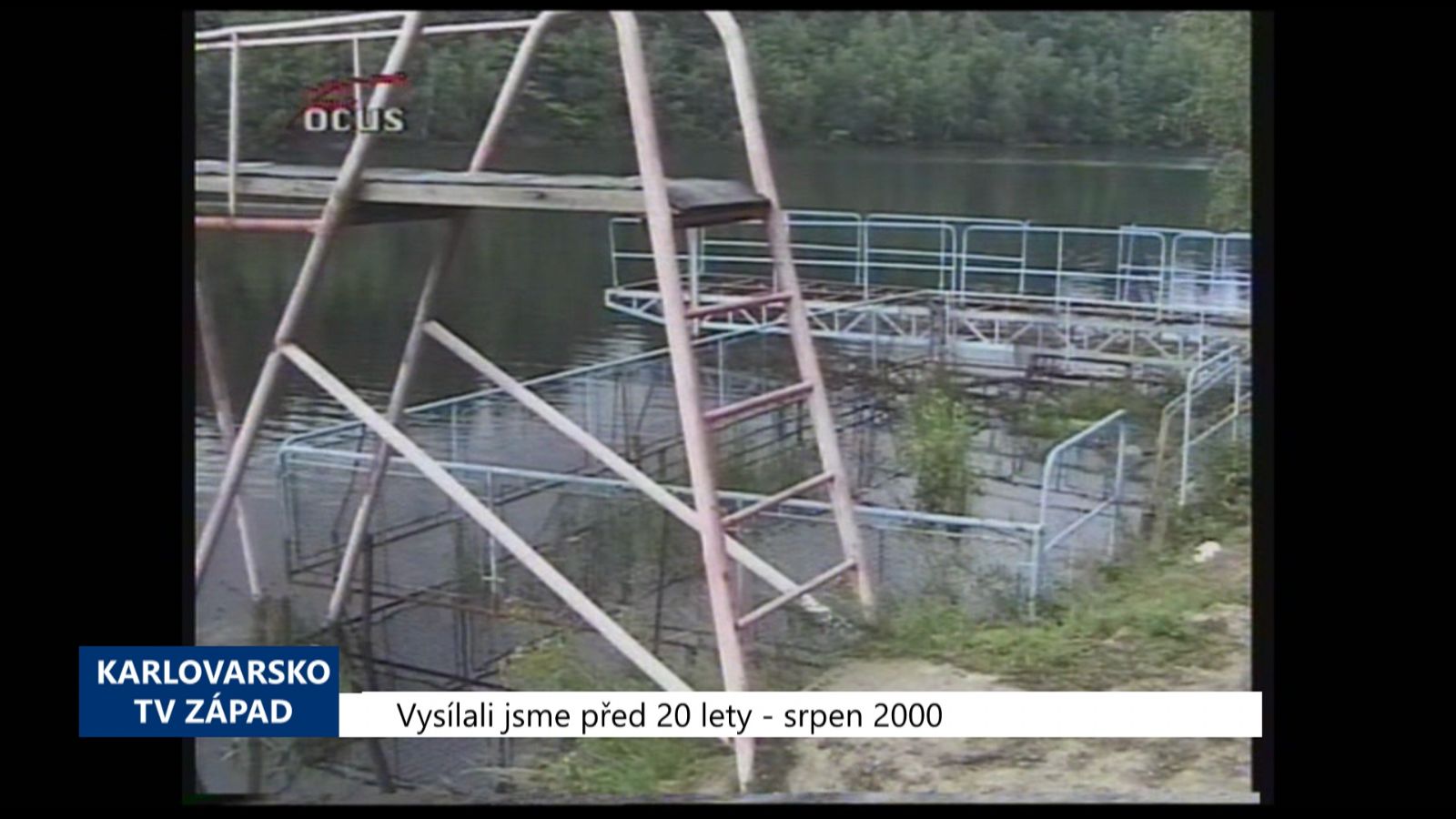 2000 – Cheb: Zdevastovaný areál plovárny na Skalce opět ožije (TV Západ)