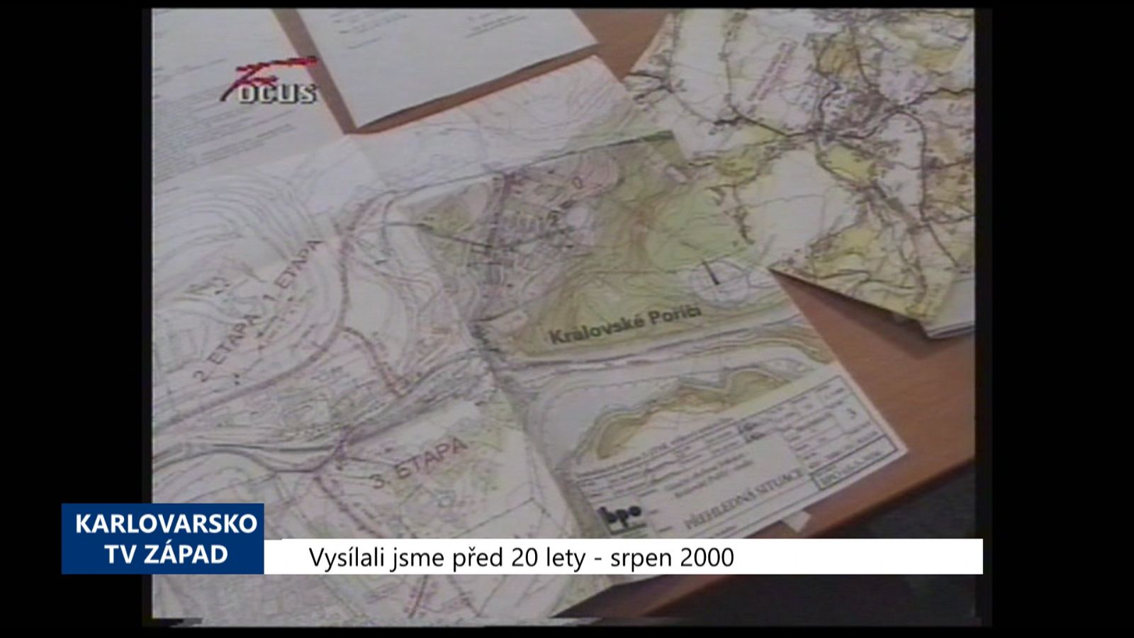2000 - Sokolov: Budoucí obchvat města nepovede přes Těšovice (TV Západ)