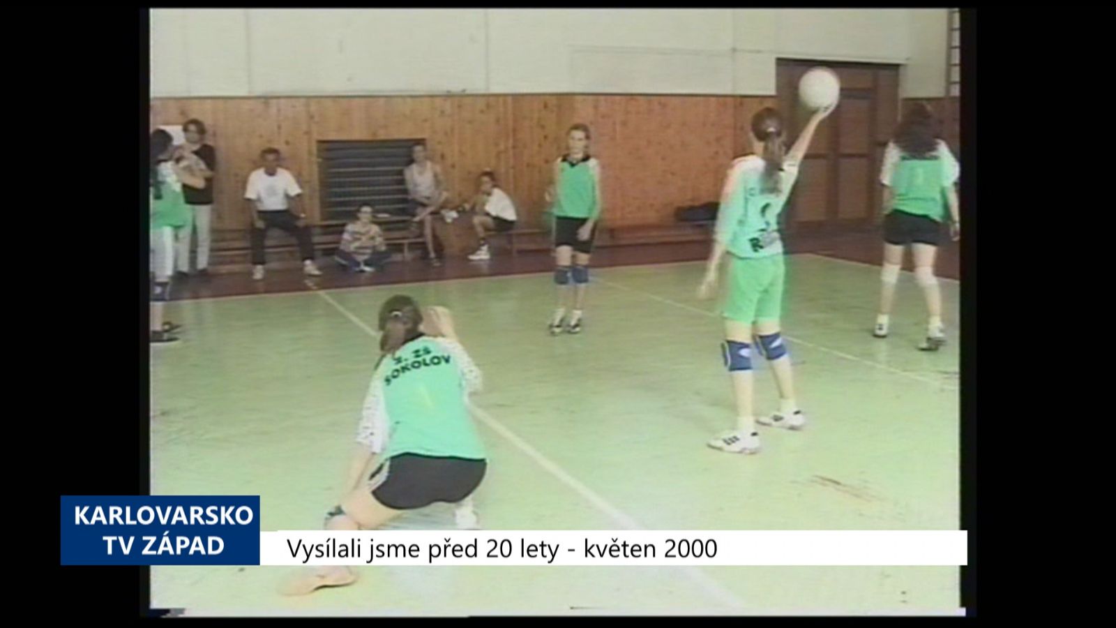 2000 – Sokolov: Okresní finále ve volejbale vyhrály dívky z gymnázia (TV Západ)