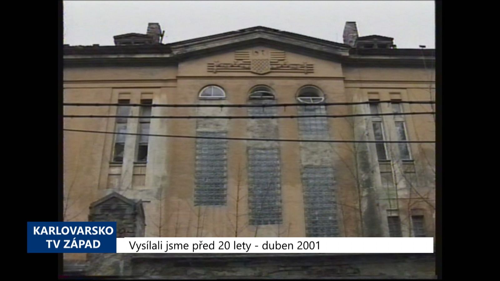 2001 – Cheb: Město se stále snaží získat areál bývalých kasáren (TV Západ) 