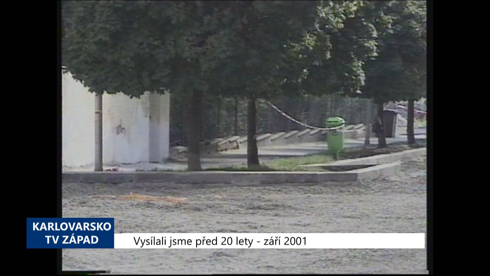 2001 – Cheb: Rekonstrukce Sládkovy ulice vyjde na 2,5 milionu (TV Západ)