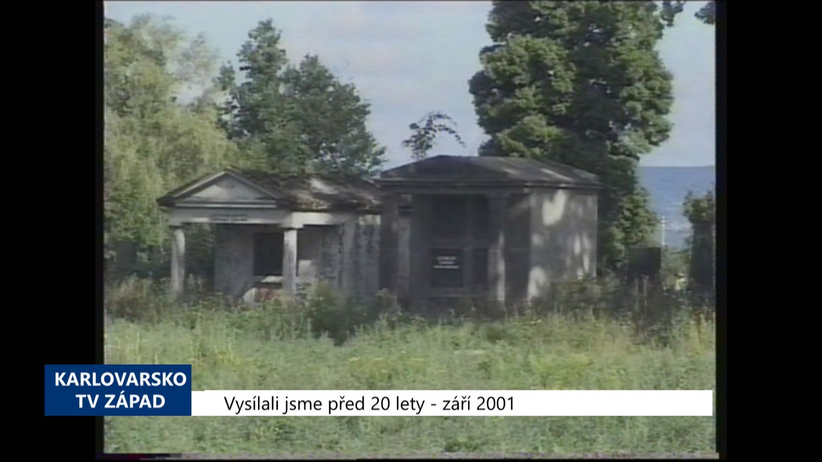2001 – Cheb: Úpravy hřbitova budou pokračovat (TV Západ)