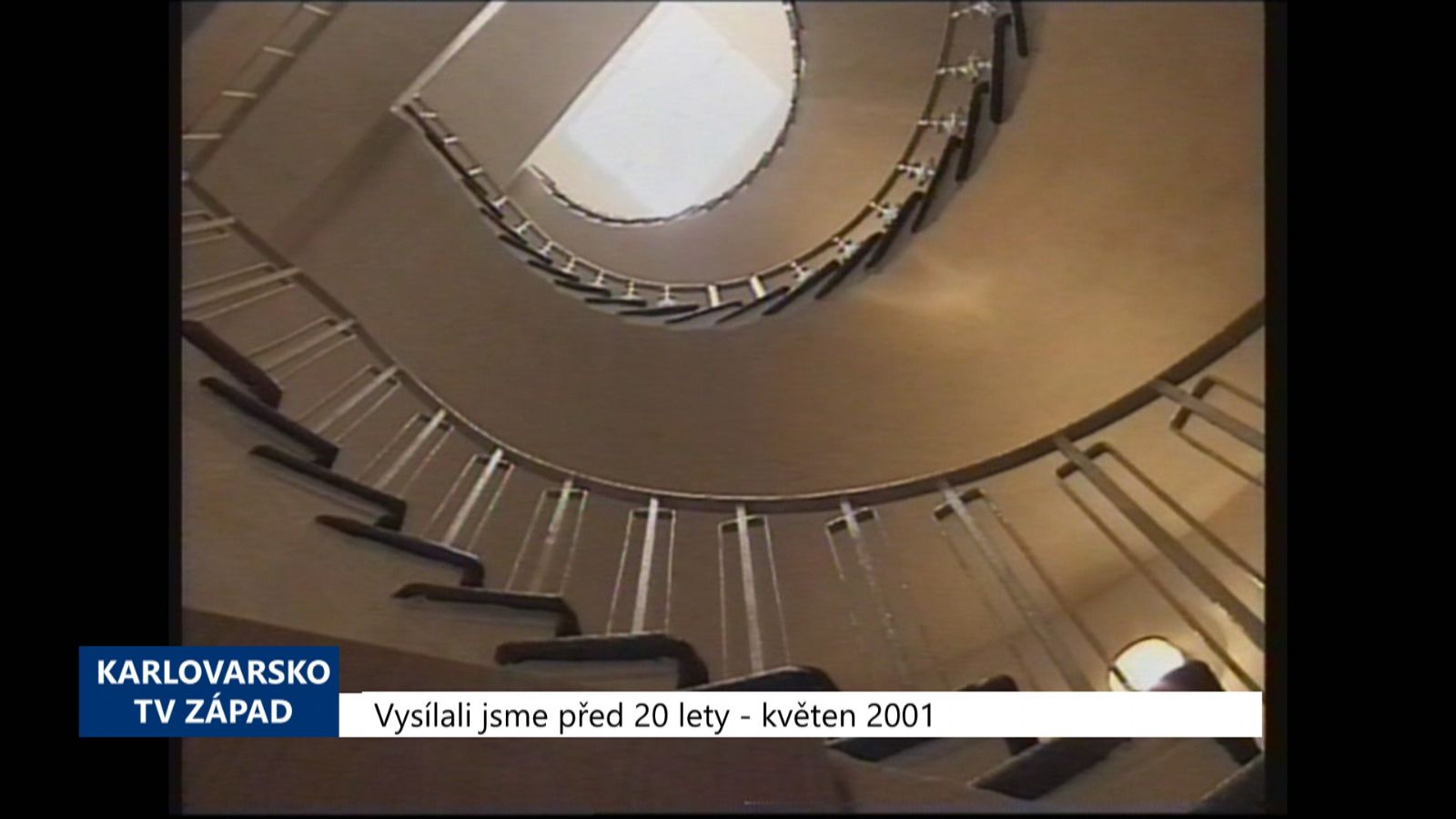 2001 – Cheb: V bývalé nemocniční ubytovně vzniklo 15 bytů (TV Západ) 