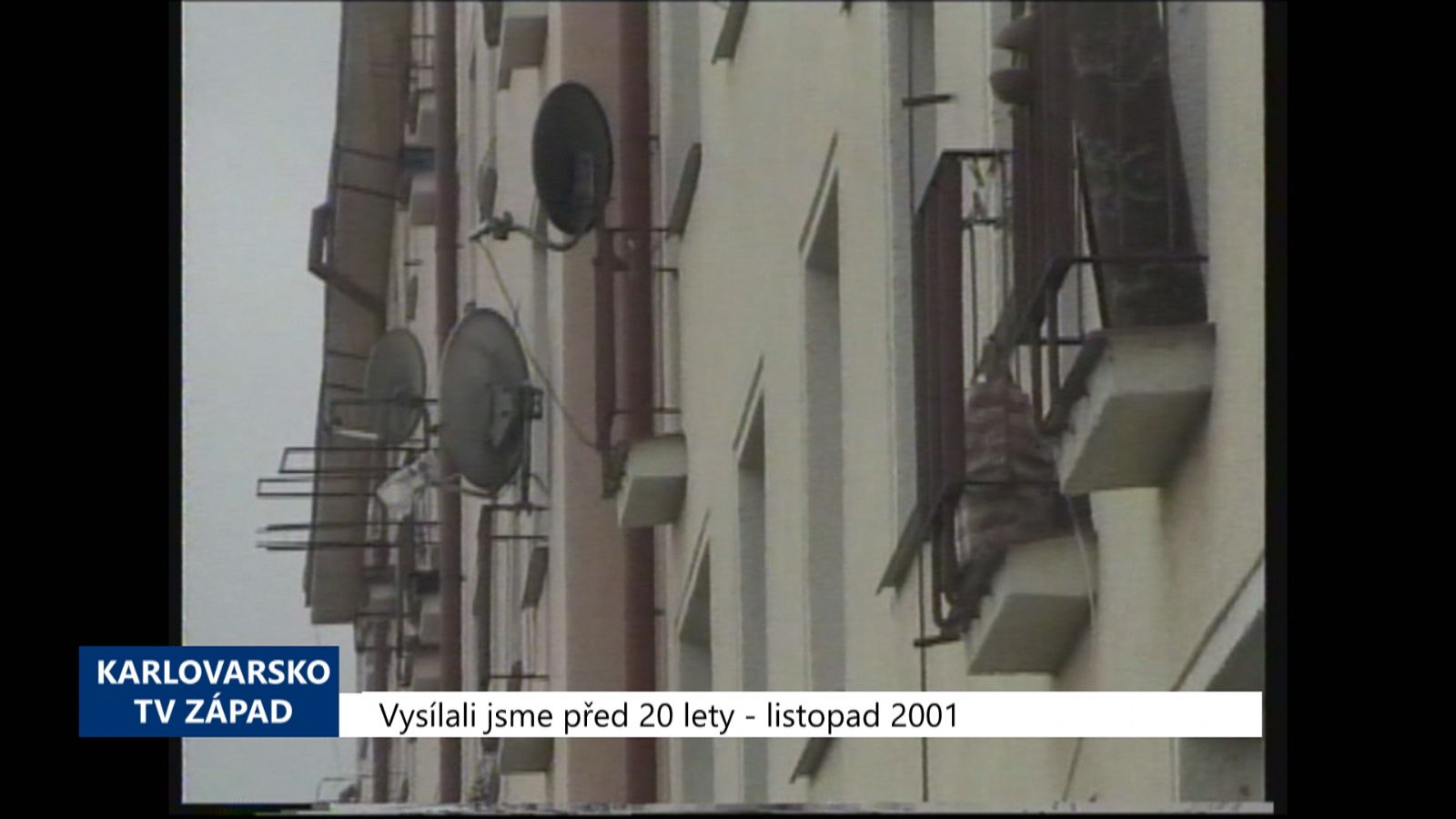 2001 – Sokolov: Nájemníkům chce město prodávat byty za 100 tisíc (TV Západ)