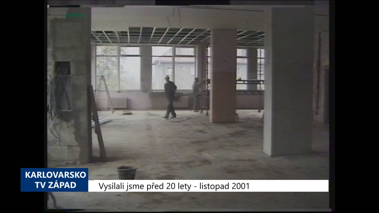 2001 – Sokolov: Opravy Alfy finišují, okolo areálu vznikne plot (TV Západ)