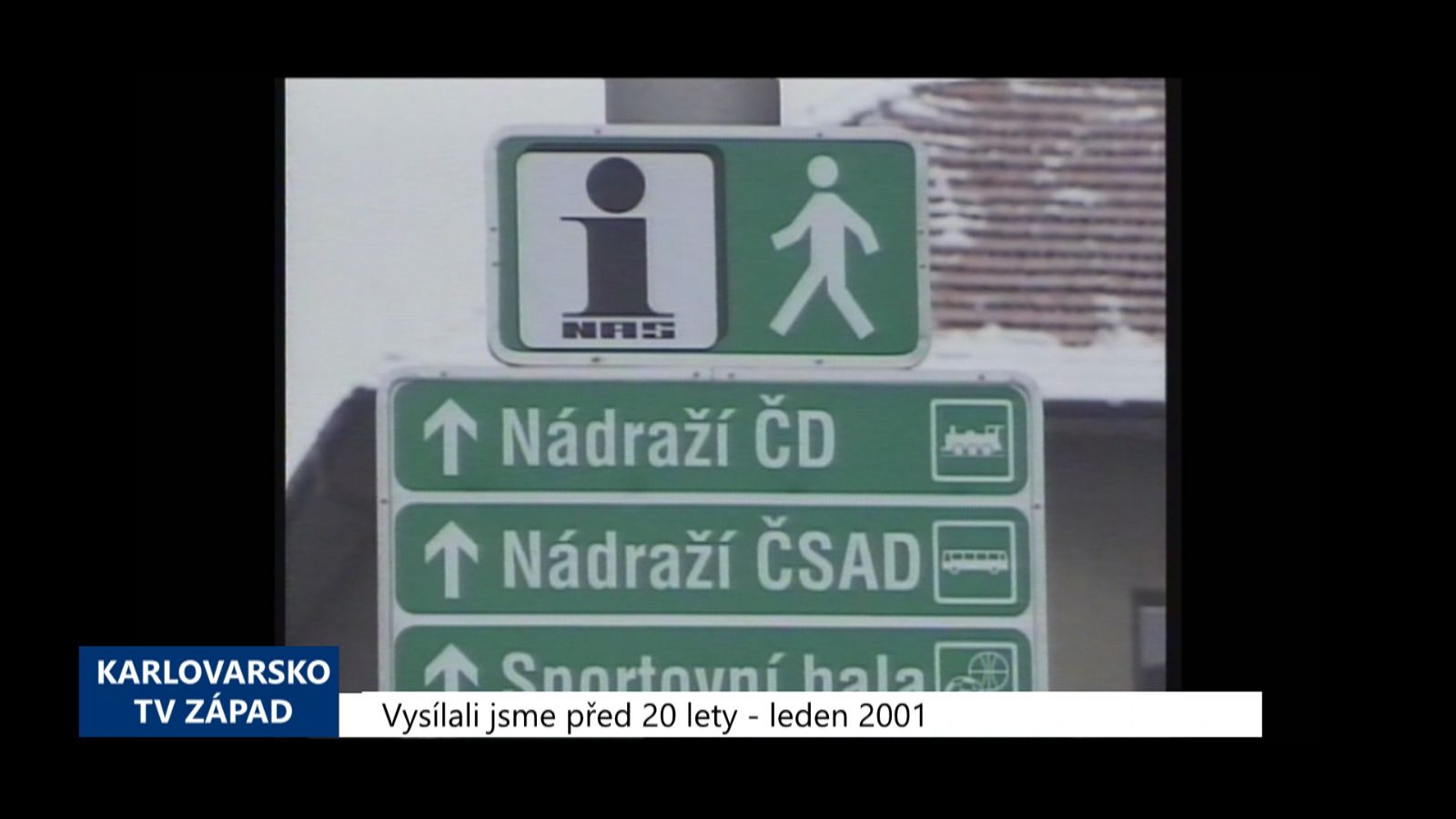 2001 – Sokolov: Orientační systém města byl dokončen (TV Západ)